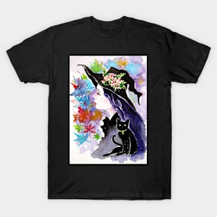 Witch and her cat II T-Shirt